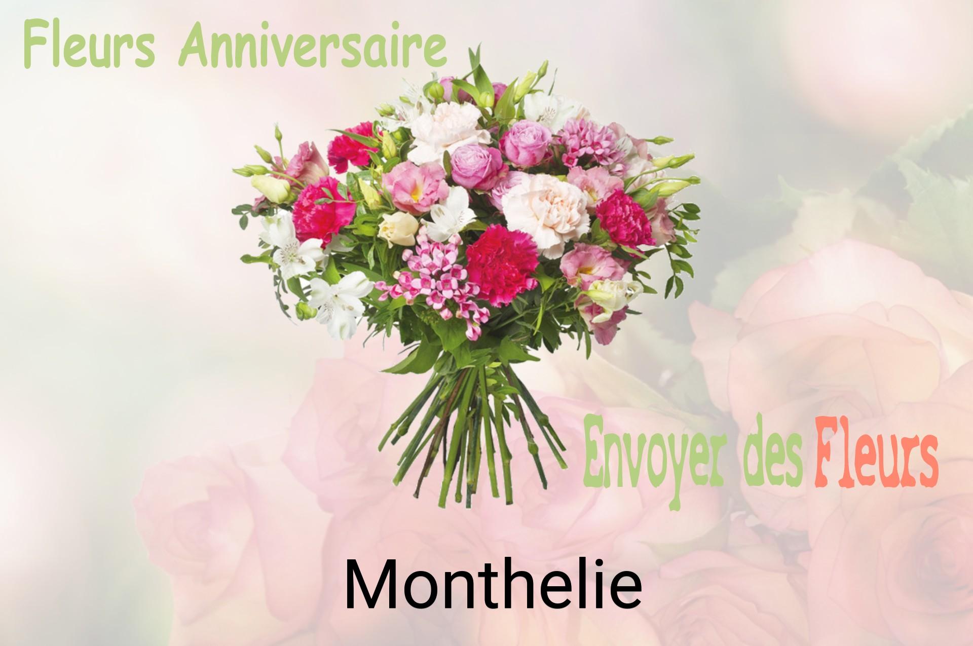 Bouquet de fleurs d’anniversaire livré à Monthelie